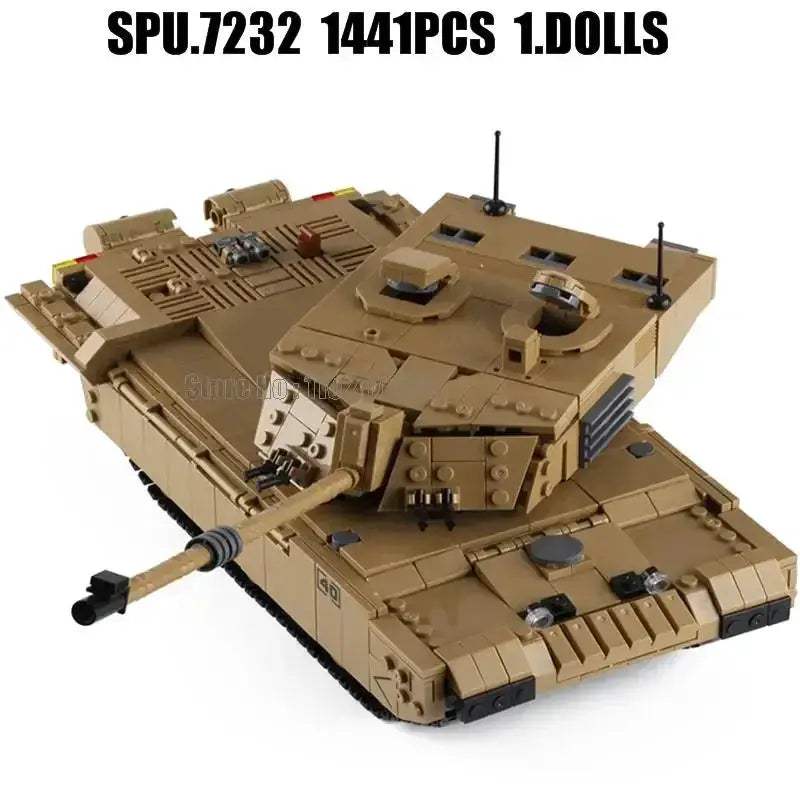  Challenger II Tank Building Blocks Set Lego Compatible -  ToylandEU™