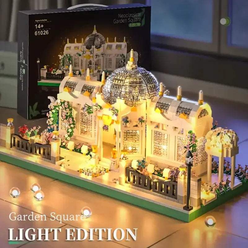 3688 Piece Garden Square Assembly Set Christmas Gift Christmas Birthday Gift Difficult Home Decoration Toys Suitable for Adults - ToylandEU