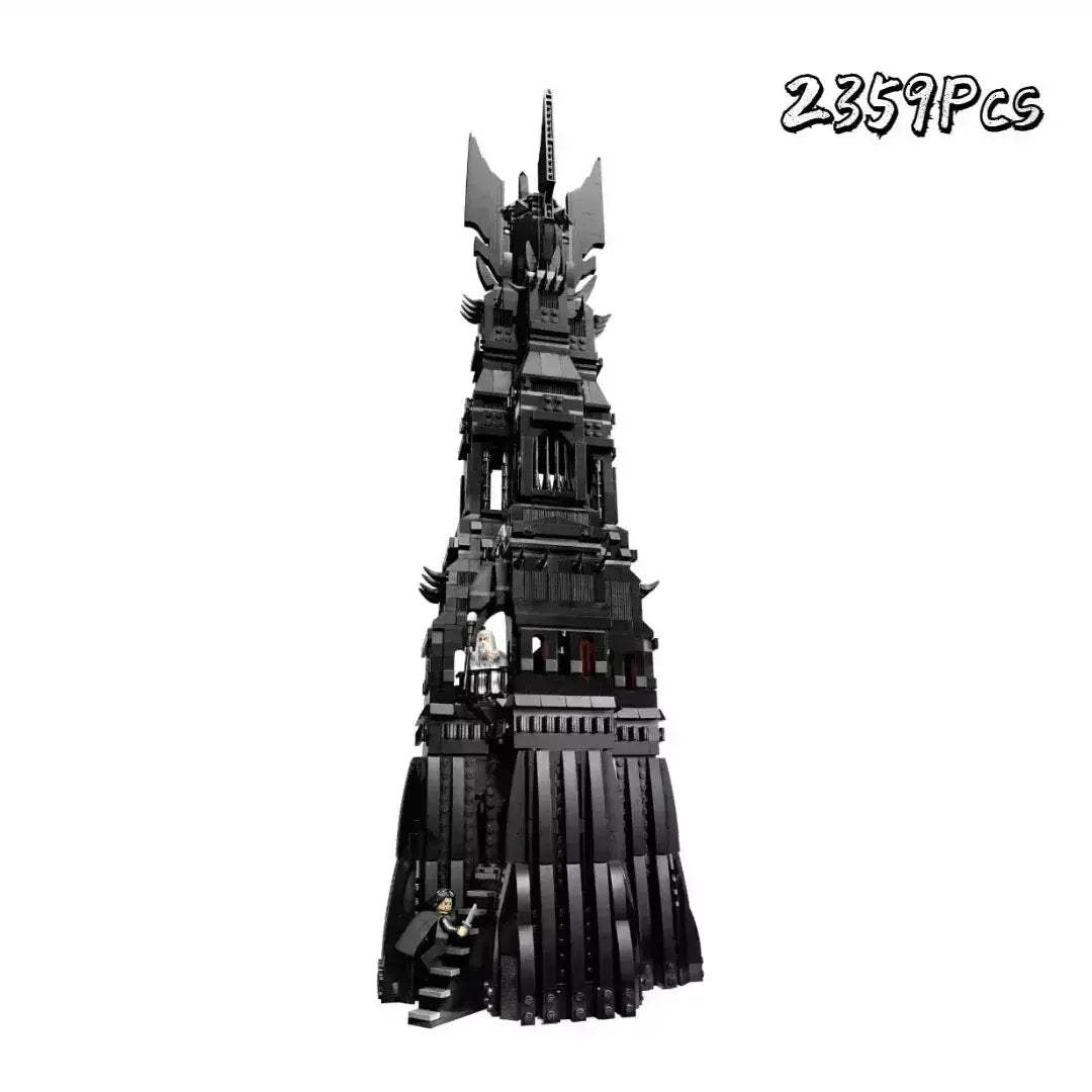 Challenging Lego Compatible Black Tower Build Kit Deluxe - ToylandEU