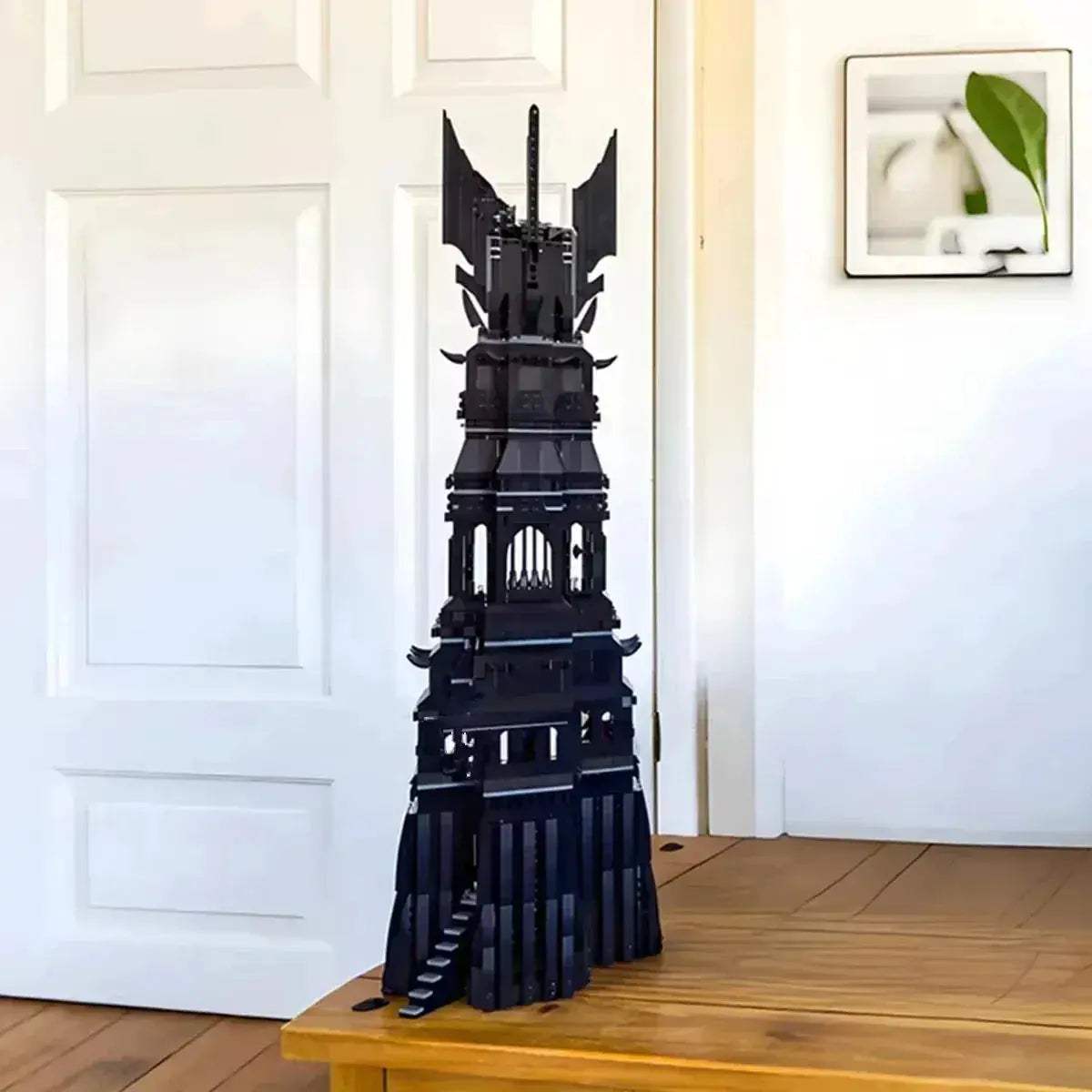 Challenging Lego Compatible Black Tower Build Kit Deluxe - ToylandEU