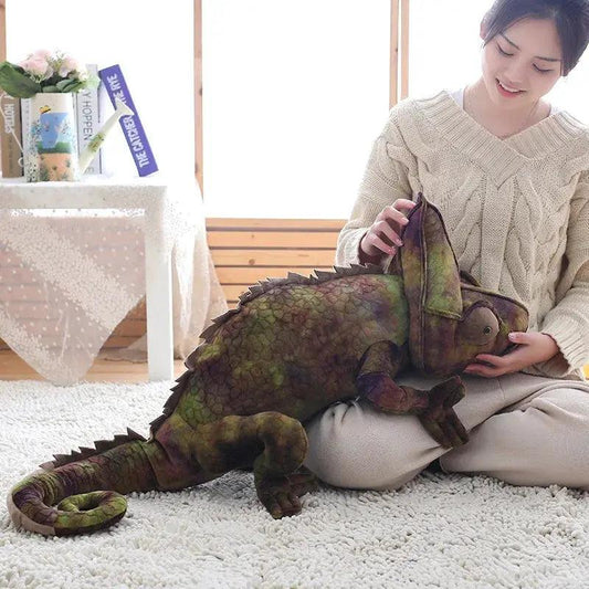  Chameleon Plush Pillow Large 70cm Cozy Comfort -  ToylandEU™