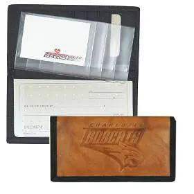  Charlotte Bobcats Leather Checkbook Cover Embroidered Logo -  ToylandEU™