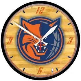  Charlotte Bobcats Wall Clock Chrome Plated Retro Style -  ToylandEU™