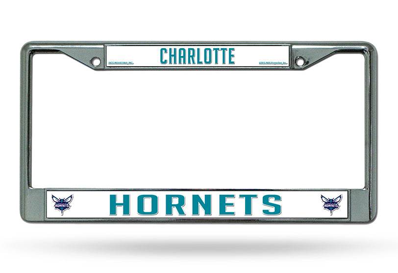 Charlotte Hornets Chrome License Plate Frame Special Order - ToylandEU