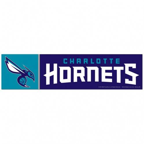 Charlotte Hornets Decal 3 By 12 Bumper Strip Style Edition - ToylandEU