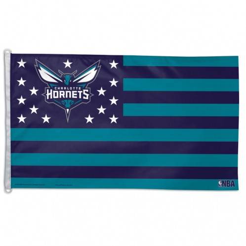 Charlotte Hornets Flag 3x5 Deluxe Stars Stripes Design - ToylandEU