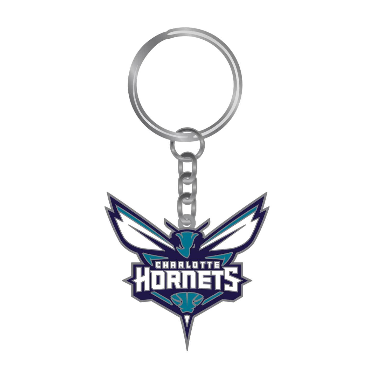 Charlotte Hornets Logo Keychain With Detachable Ring - ToylandEU