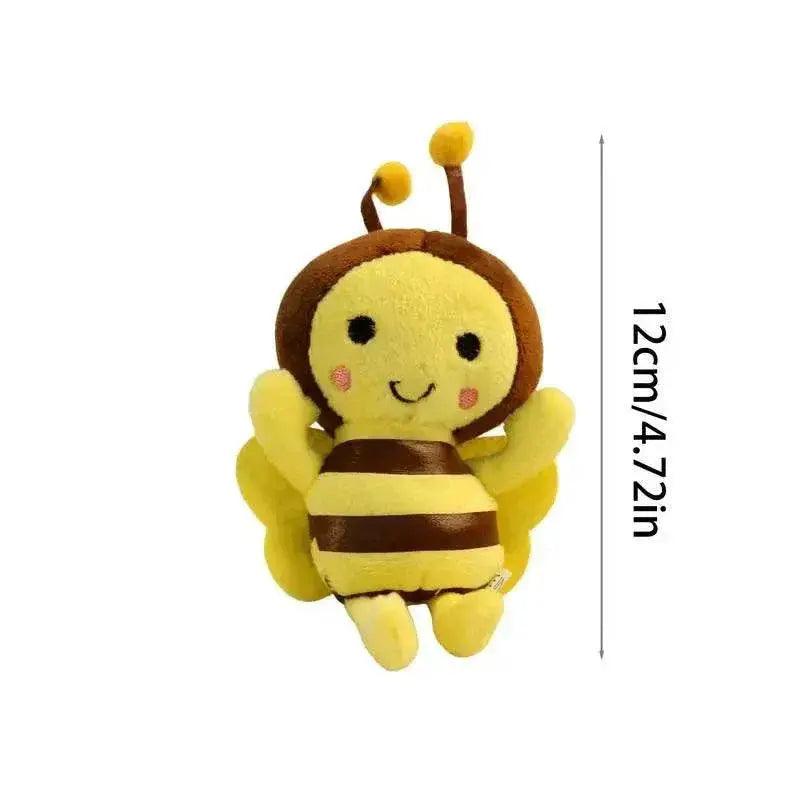  Charming 12cm Bee Plush Keychain - Adorable Anime Toy for Kids -  ToylandEU™