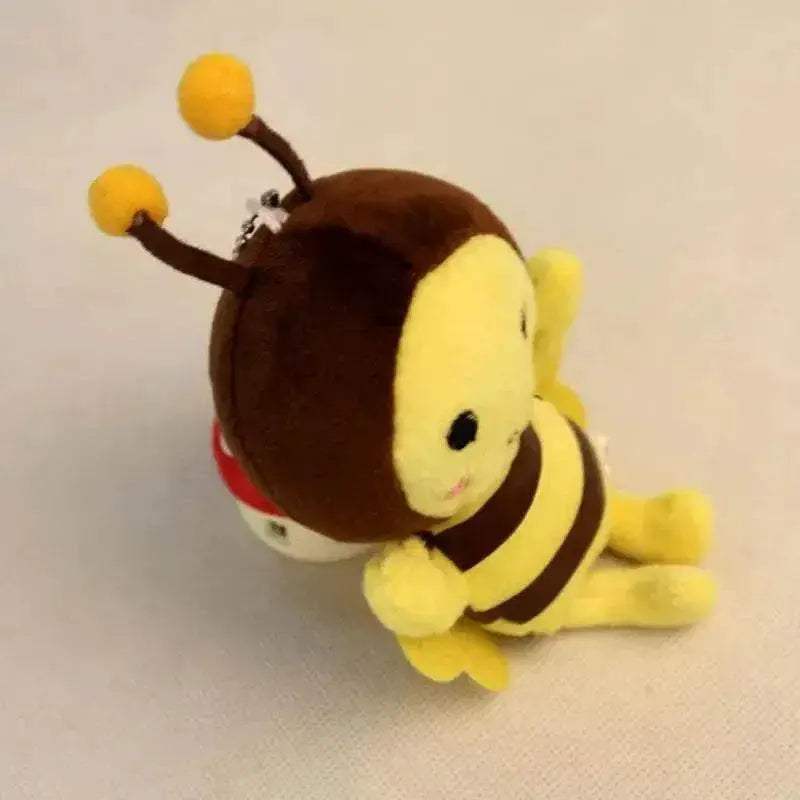  Charming 12cm Bee Plush Keychain - Adorable Anime Toy for Kids -  ToylandEU™