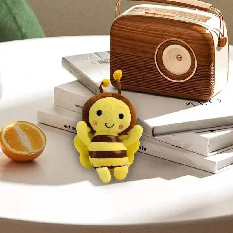  Charming 12cm Bee Plush Keychain - Adorable Anime Toy for Kids -  ToylandEU™