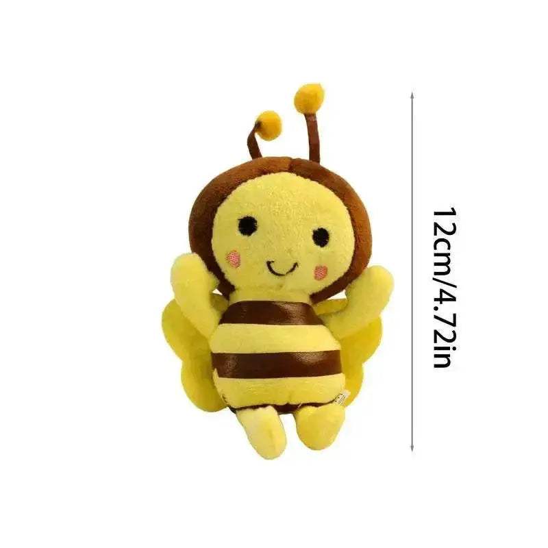  Charming 12cm Bee Plush Keychain - Adorable Anime Toy for Kids -  ToylandEU™