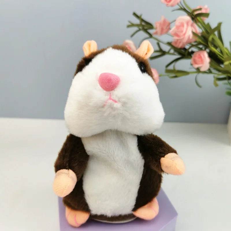 Charming 15cm Talking Hamster Plush Toy - Fun Sound-Recording Buddy - ToylandEU