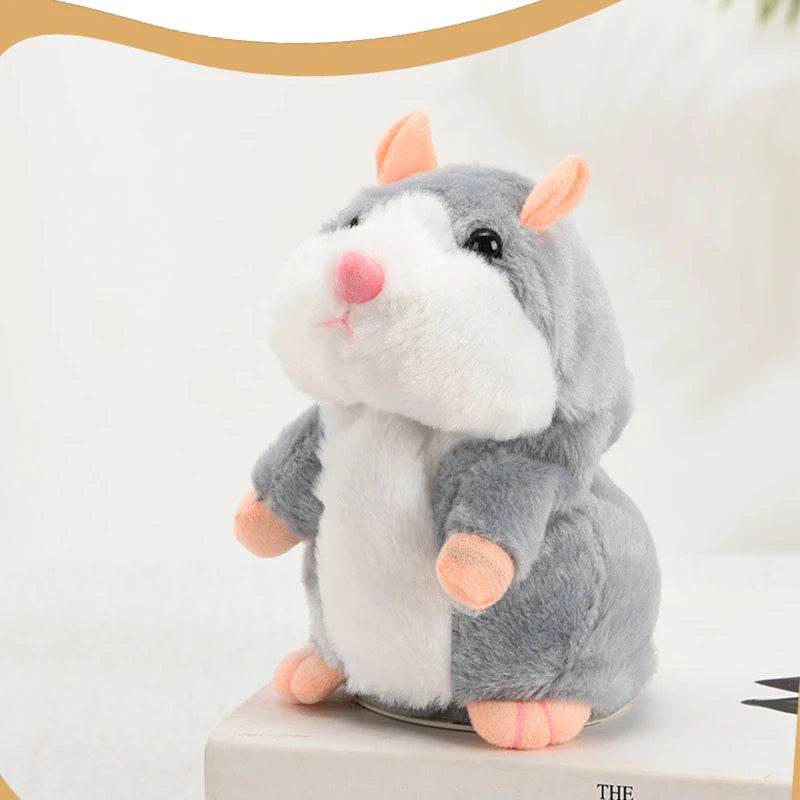 Charming 15cm Talking Hamster Plush Toy - Fun Sound-Recording Buddy - ToylandEU