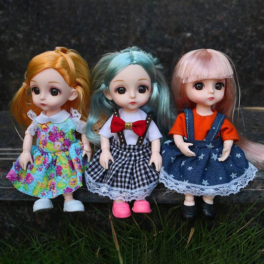 Charming 16CM BJD Doll Costume - Casual Princess Fashion Set - ToylandEU