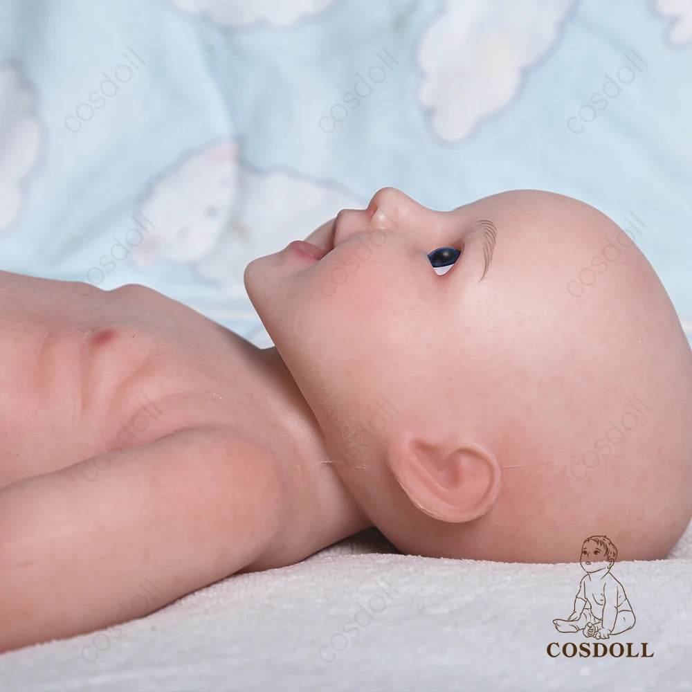 Charming 18-Inch Soft Silicone Reborn Baby Doll with Open Mouth and Smile - Ideal Birthday Gift for Girls, Complete with Pacifier - Hot Selling Toy for 2023 - ToylandEU