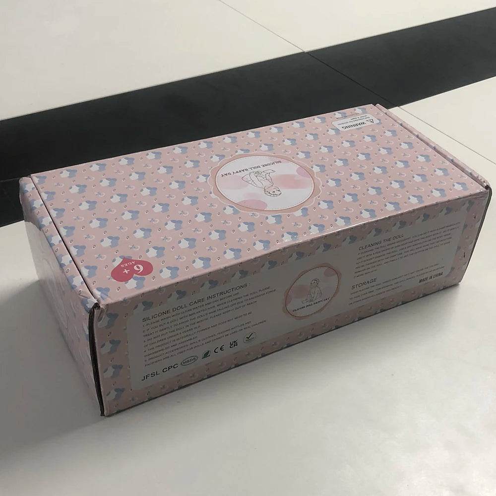 Charming 18-Inch Soft Silicone Reborn Baby Doll with Open Mouth and Smile - Ideal Birthday Gift for Girls, Complete with Pacifier - Hot Selling Toy for 2023 - ToylandEU