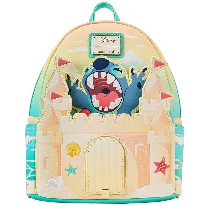 Charming 2 Piece Mini Backpack And Wallet Set For Teens Featuring Stitch Beauty And Beast Cinderella Woody Kuromi - ToylandEU