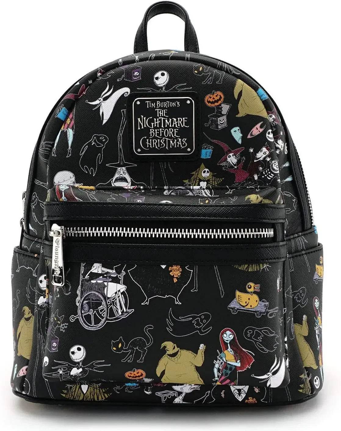 Charming 2 Piece Mini Backpack And Wallet Set For Teens Featuring Stitch Beauty And Beast Cinderella Woody Kuromi - ToylandEU