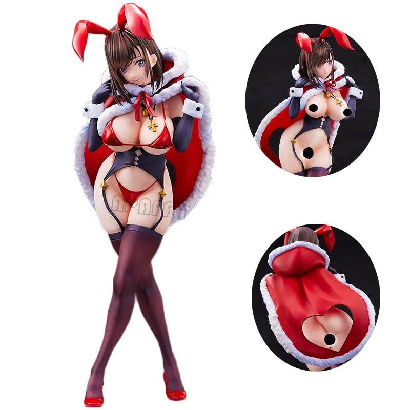 Charming 28cm Christmas Bunny Anime Figure - Mataro Original Character - ToylandEU