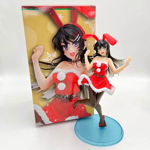 Charming 28cm Christmas Bunny Anime Figure - Mataro Original Character - ToylandEU