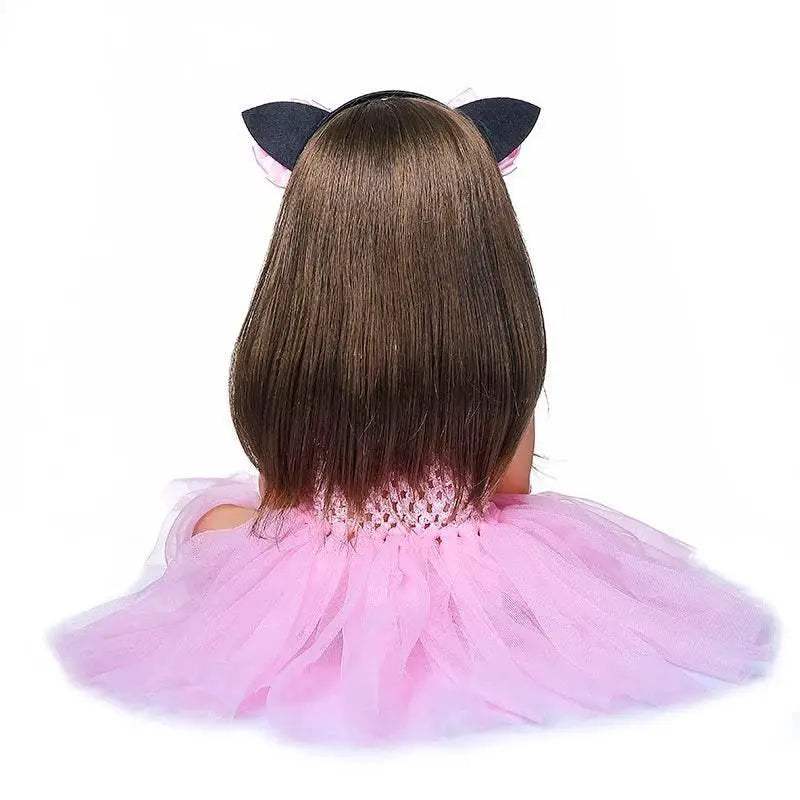 Charming 55cm Pink Princess Reborn Toddler Doll - Soft Vinyl Collectible - ToylandEU