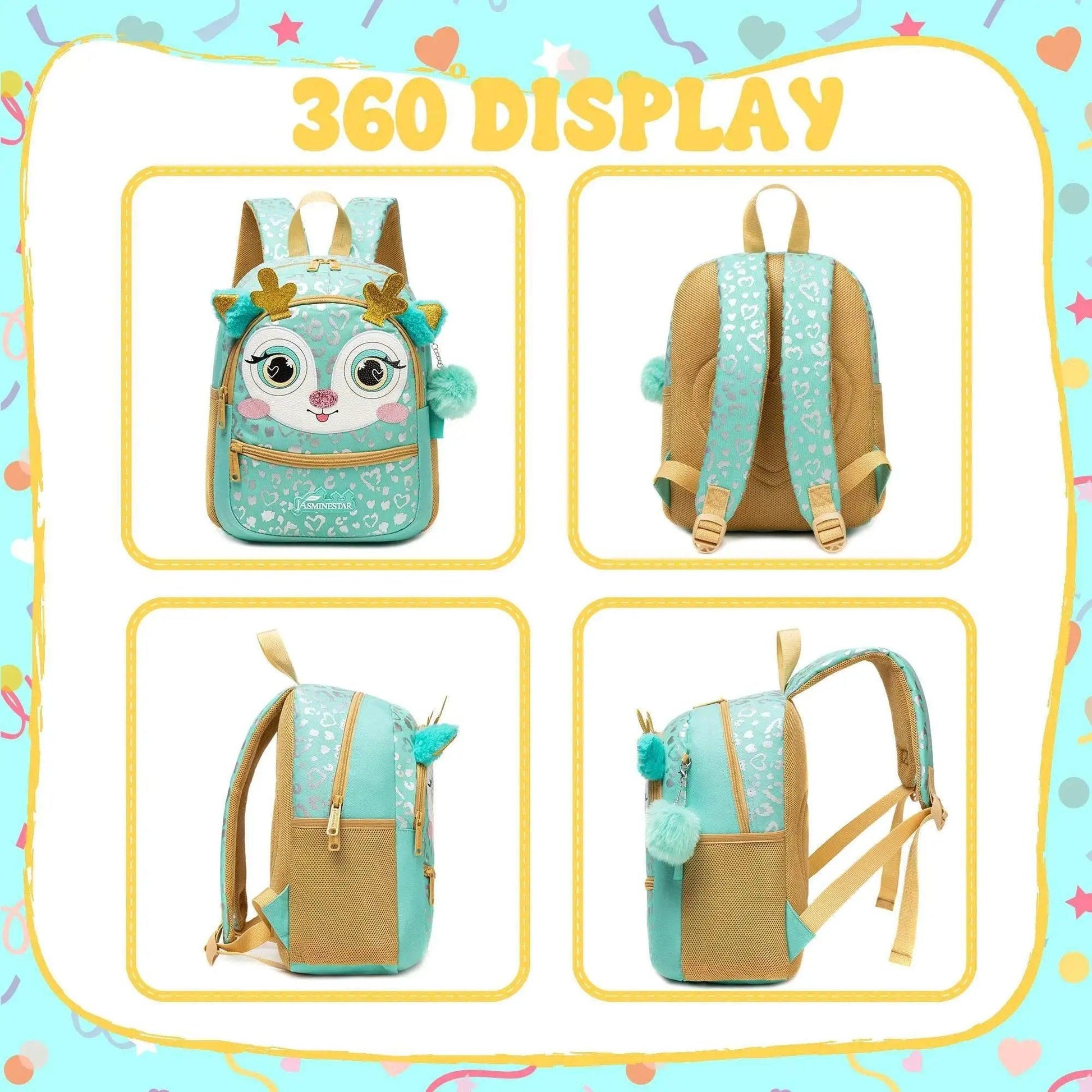  Charming Animal Print 13 Inch Kids Backpack Toyland EU -  ToylandEU™
