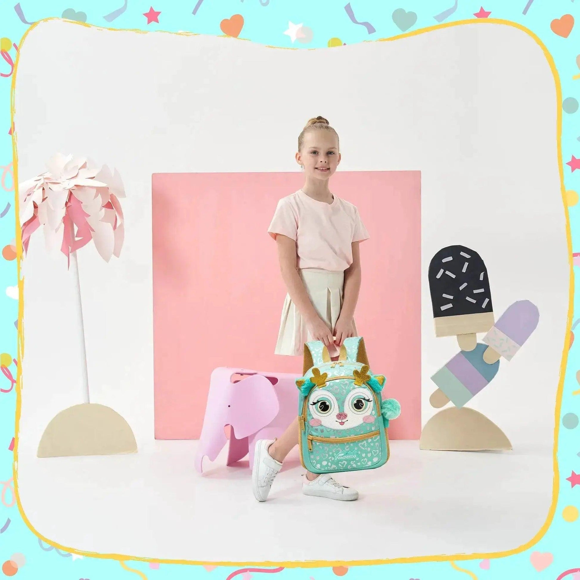  Charming Animal Print 13 Inch Kids Backpack Toyland EU -  ToylandEU™