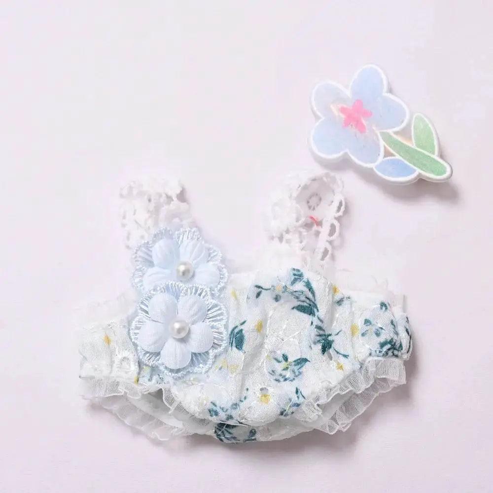  Charming Blue Flower Doll Clothing Set for Labubu Toys -  ToylandEU™