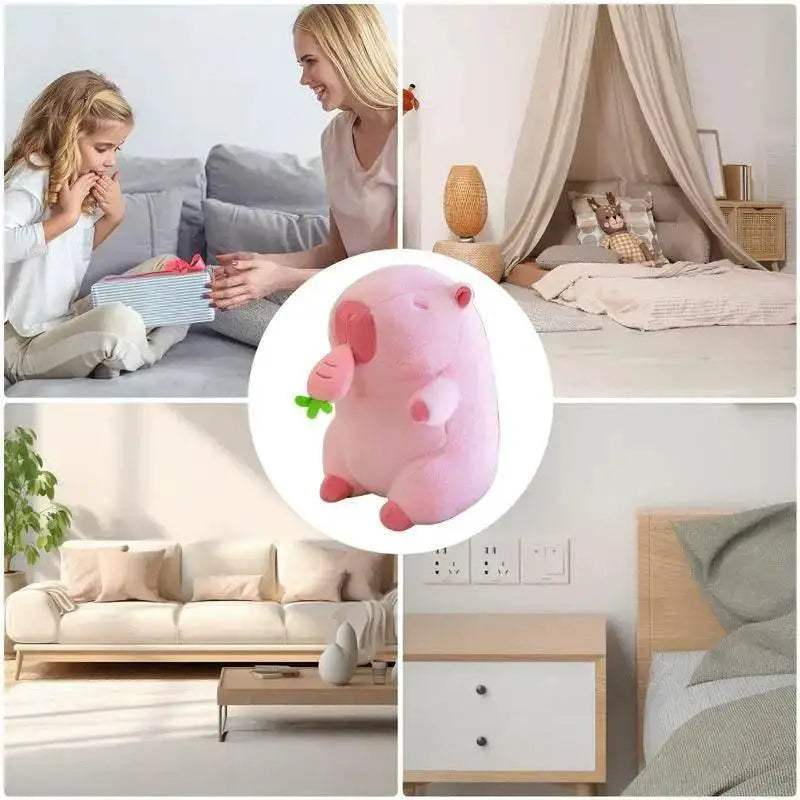 Charming Capybara Plush Pillow - Cozy Fruit Design for Home Decor - ToylandEU