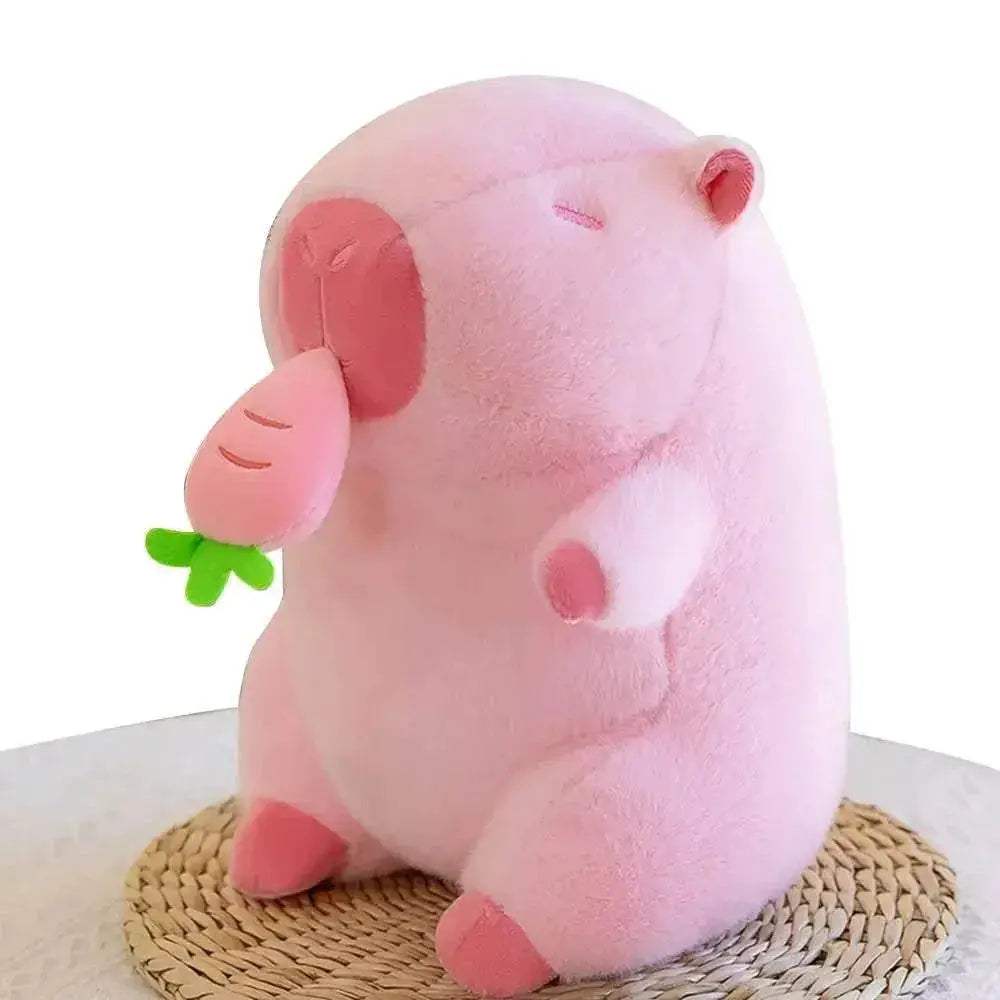 Charming Capybara Plush Pillow - Cozy Fruit Design for Home Decor - ToylandEU