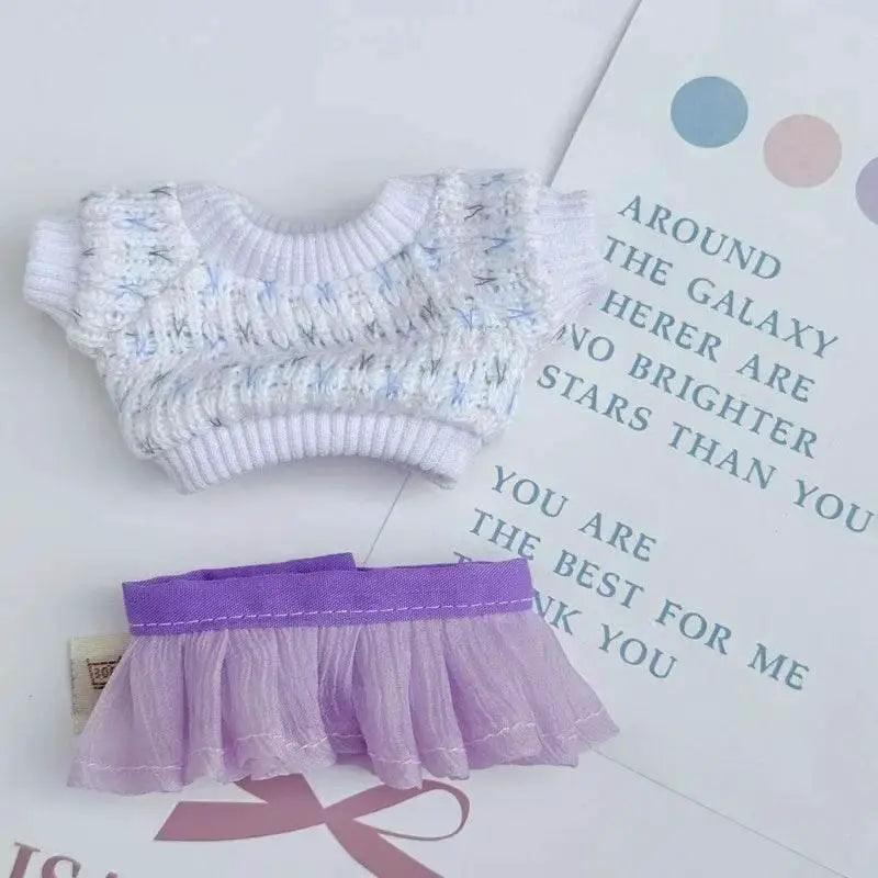  Charming Doll Accessories Set - Summer Yarn Skirt Hat -  ToylandEU™