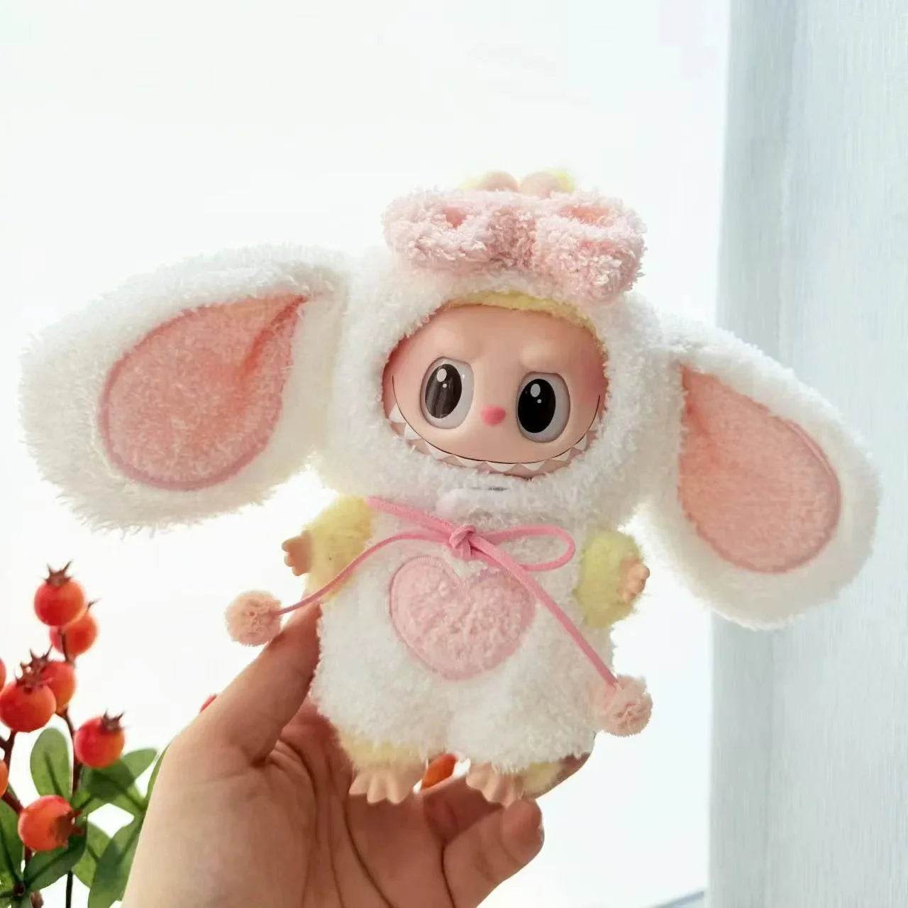 Charming Doll Outfit Cartoon Rabbit For Labbubu Plush - ToylandEU