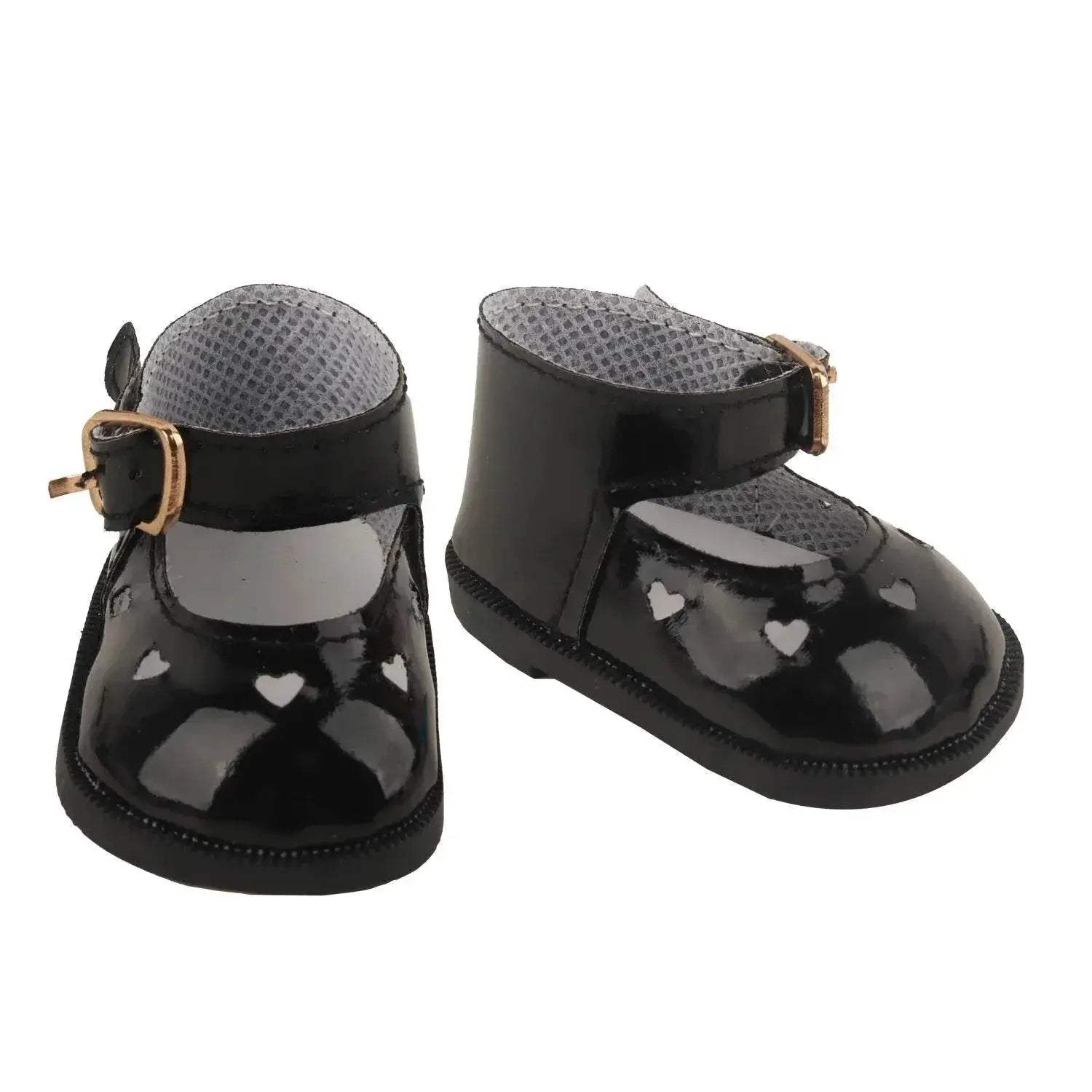  Charming Doll Shoes 7cm Heart Cutout Toyland EU -  ToylandEU™