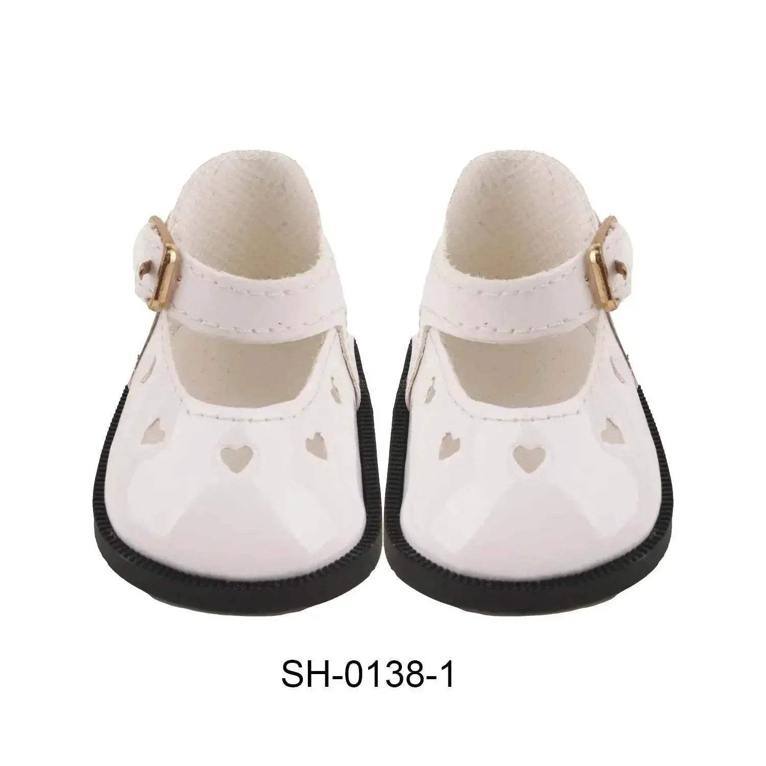  Charming Doll Shoes 7cm Heart Cutout Toyland EU -  ToylandEU™