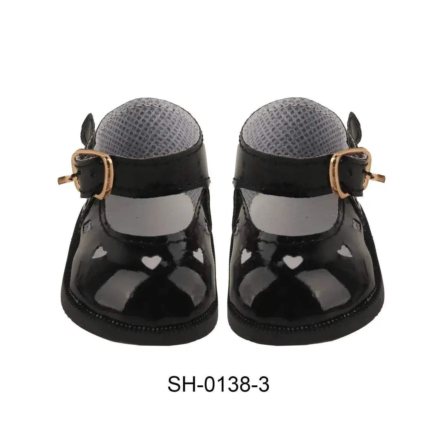  Charming Doll Shoes 7cm Heart Cutout Toyland EU -  ToylandEU™