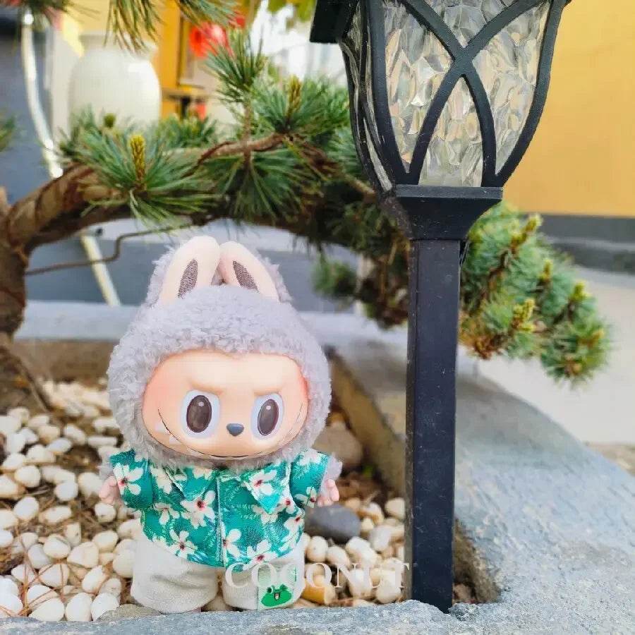 Charming Doll Swimsuit Set with Trendy Design for 15-17cm Ropa Labubu V2/V3 Dolls - ToylandEU