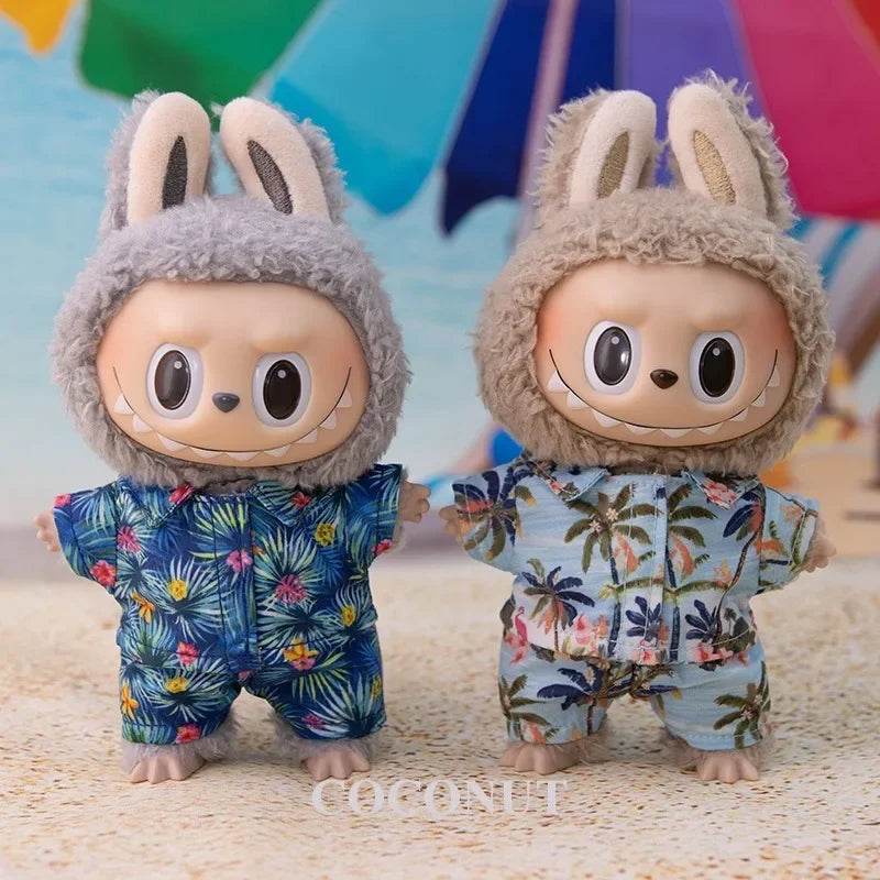 Charming Doll Swimsuit Set with Trendy Design for 15-17cm Ropa Labubu V2/V3 Dolls - ToylandEU