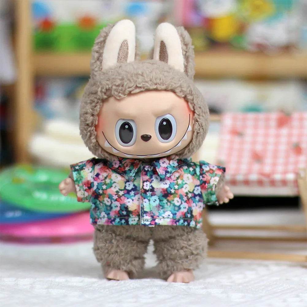 Charming Doll Swimsuit Set with Trendy Design for 15-17cm Ropa Labubu V2/V3 Dolls - ToylandEU