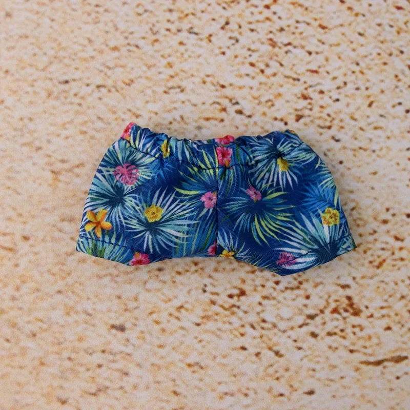 Charming Doll Swimsuit Set with Trendy Design for 15-17cm Ropa Labubu V2/V3 Dolls - ToylandEU