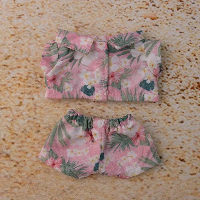 Charming Doll Swimsuit Set with Trendy Design for 15-17cm Ropa Labubu V2/V3 Dolls - ToylandEU
