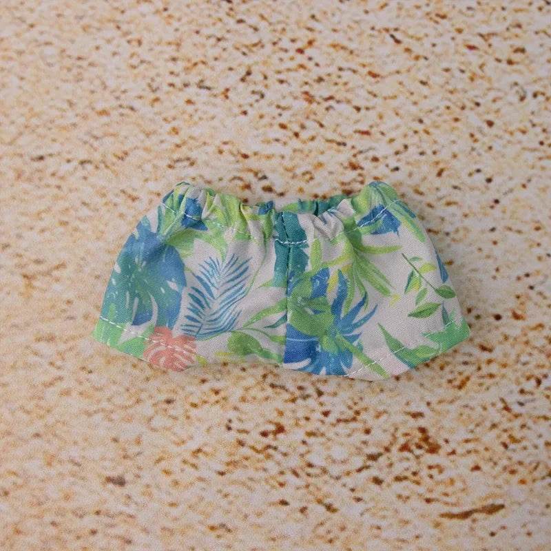 Charming Doll Swimsuit Set with Trendy Design for 15-17cm Ropa Labubu V2/V3 Dolls - ToylandEU