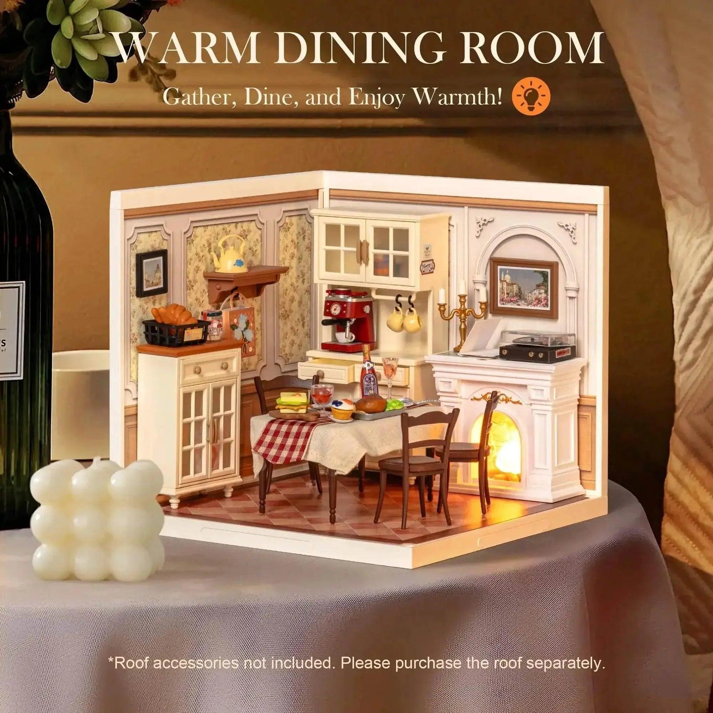  Charming Dollhouse Kit 1To24 Dining Room Toyland EU -  ToylandEU™