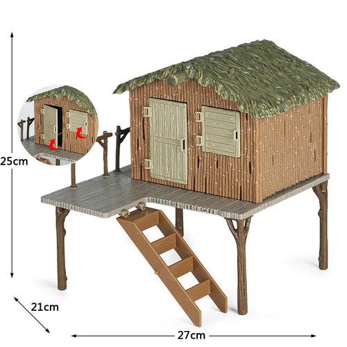 Charming Equestrian Knight Horse Fence Cart Figurine for Farm Lovers - ToylandEU