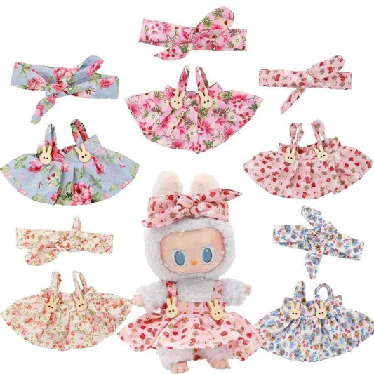 Charming Floral Doll Clothing Set for Labubu Dolls - 2PC -  ToylandEU™