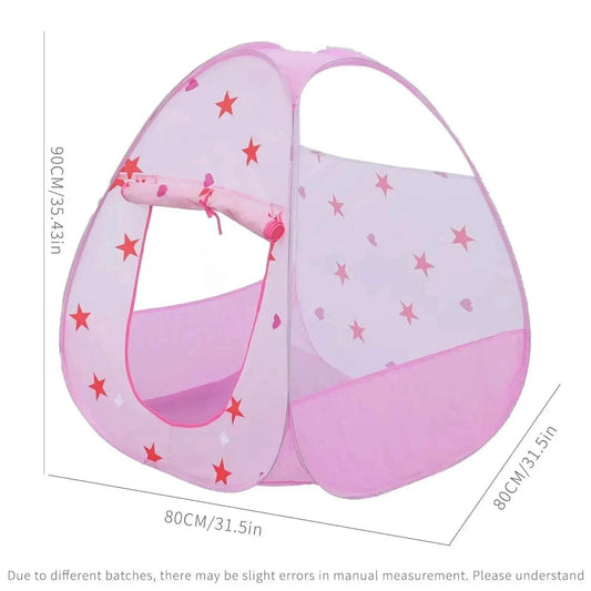  Charming Foldable Kids Tent Play House Toyland EU -  ToylandEU™