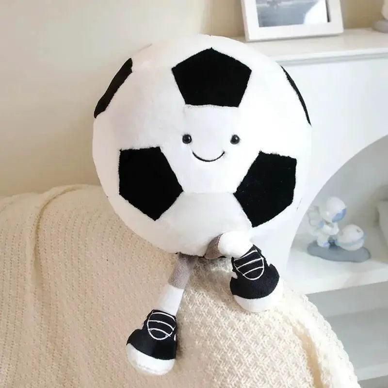  Charming Football/Soccer/Basketball Plush Cushion - Fun, Soft & Playful -  ToylandEU™