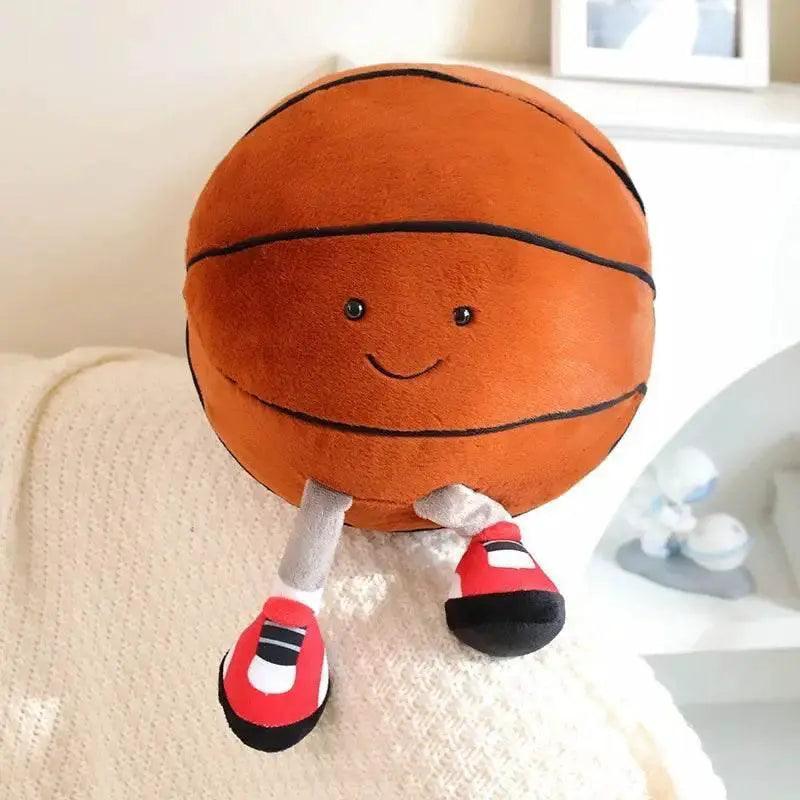  Charming Football/Soccer/Basketball Plush Cushion - Fun, Soft & Playful -  ToylandEU™