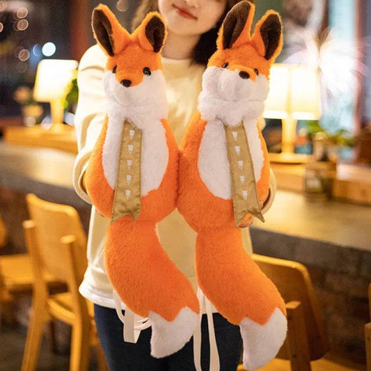 Charming Fox Plush Kids Backpack - Ideal for Preschool Adventures - ToylandEU