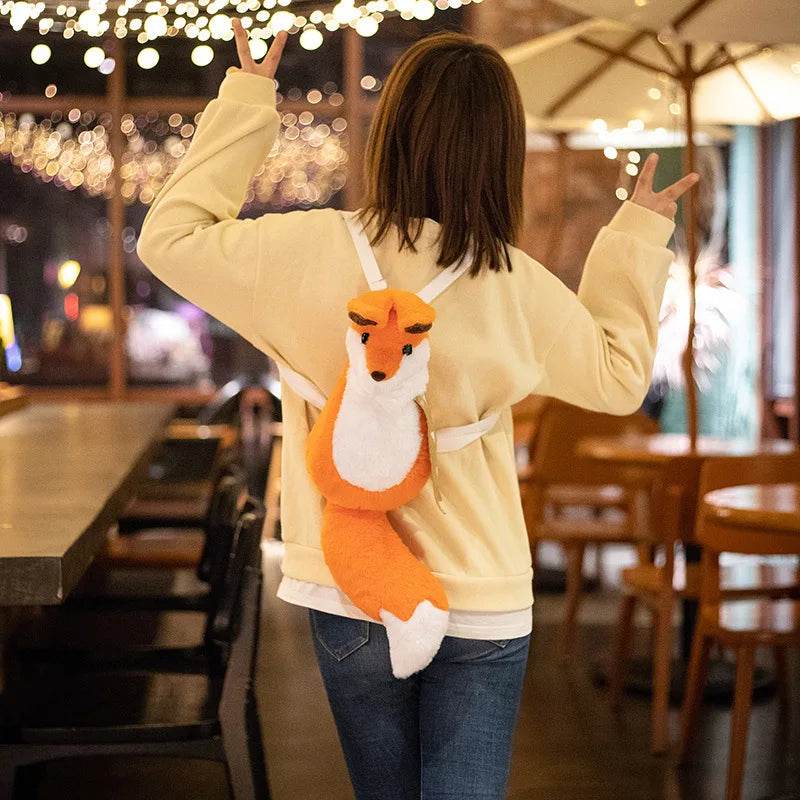 Charming Fox Plush Kids Backpack - Ideal for Preschool Adventures - ToylandEU