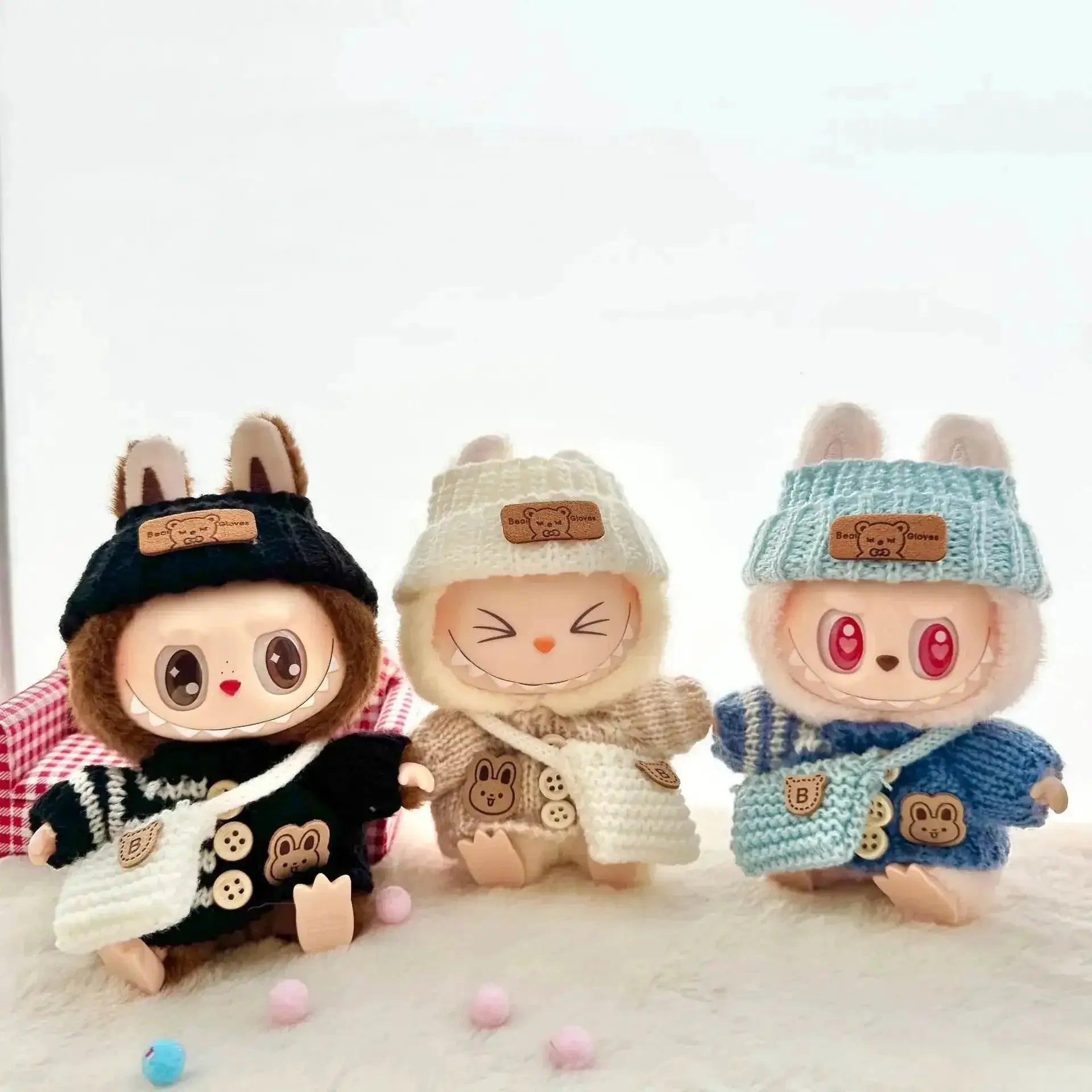  Charming Labubu 17cm Doll Sweater Set Toyland EU -  ToylandEU™